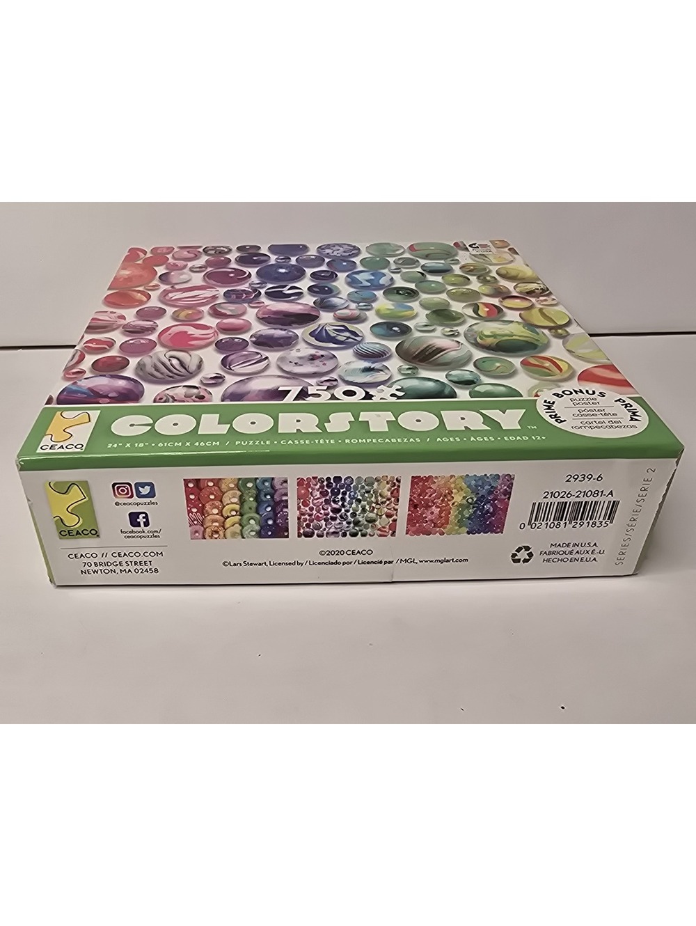 CEACO Colorstory 750 Piece Jigsaw Puzzle - Picture 3 of 8
